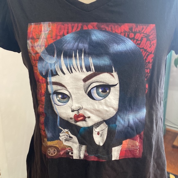 Black graphic tee - Picture 2 of 2